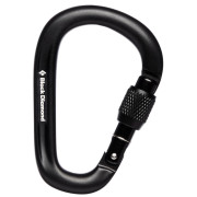 Karabína Black Diamond Pearlock Screwgate čierna black