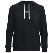 Dámska mikina Under Armour Rival Terry Hoodie čierna Black / / White