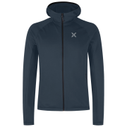 Pánska funkčná mikina Montura Fadis Grid Hooded Maglia tmavomodrá Blueberry