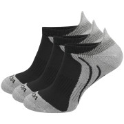 Ponožky MOOA Bamboo Active Low 3-pack sivá Grey/Grey