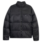 Pánska bunda 4F Down Jacket M601 čierna DEEP BLACK