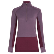 Dámske funkčné tričko Icebreaker Women Mer 200 ZoneKnit LS Half Zip fialová Dkber/Greplu/Cb