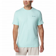 Pánske tričko Columbia Kwick Hike™ Back Graphic SS Tee svetlo modrá