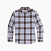 Pánska košeľa Roayal Robins Lieback Organic Cotton Flannel L/S modrá/červená Shasta Blue Oak Pld