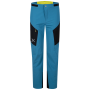 Pánske softshellové nohavice Montura Ritmo Pants modrá SteelBlue/SunnyLime
