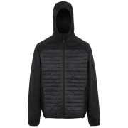 Pánska bunda Regatta Newhill Hybrid sivá Ash/Black