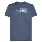 Pánske funkčné tričko Icebreaker Men M 150 Tech Lite SS Tee Pure Altitude sivá/modrá Dawn