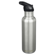 Nerezová fľaša Klean Kanteen Classic 27oz (w/Flip Seal Sport) strieborná Brushed Stainless