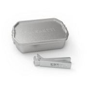 Box na jedlo SKOTTI Box 1L strieborná ocelová
