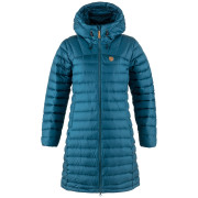 Dámsky páperový kabát Fjällräven Snow Flake Parka tmavomodrá Deep Sea