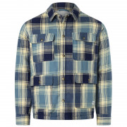 Pánska bunda Marmot Ridgefield Sherpa Flannel Shirt Jacket modrá