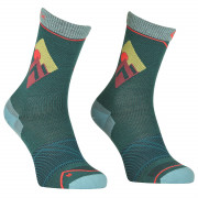 Dámske ponožky Ortovox Alpine Light Comp Mid Socks W tmavě zelená Pacific Green