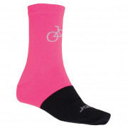 Ponožky Sensor Tour Merino růžová/černá