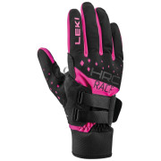 Bežkárske rukavice Leki HRC Race Shark čierna/ružová black-neonpink