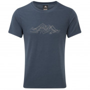 Pánske triko Mountain Equipment Groundup Mountain Tee-denim blue