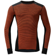 Pánske funkčné tričko Devold Reverso Merino Shirt Man oranžová/sivá Brick