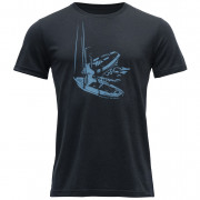 Pánske tričko Devold Straumane Merino 150 Tee Man tmavě modrá Ink
