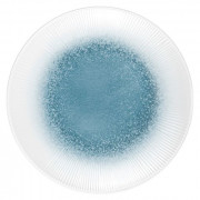 Tanier Brunner Dinner plate blueice biela