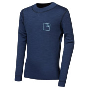 Detské funkčné tričko Sensor Merino DF Logo Up Deep Blue tmavomodrá Deep Blue