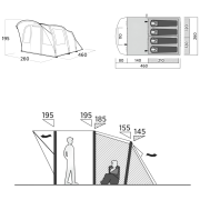Rodinný stan pre 4 osoby Easy Camp Senja 4 Air