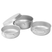 Sada riadov Easy Camp Adventure Ultra Light Cook Set strieborná Silver