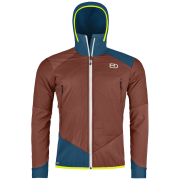 Pánska bunda Ortovox Col Becchei Hybrid Jacket Men's oranžová Clay Orange