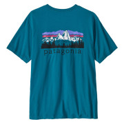 Pánske tričko Patagonia M's Fitz Roy Foothills T-Shirt modrá Glacial Blue