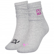 Dámske ponožky Puma Women Slouch Sock 2P šedá gray