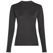 Dámske funkčné tričko Icebreaker Women 200 MerinoFine™ Ace LS Mock Neck tmavosivá Jet Hthr-011