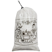Obal High Tail Designs Drawstring Stuff Sack Date Night biela Date Night