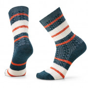 Dámske ponožky Smartwool W EVERYDAY STRIPED CABLE CREW - RECYCLED