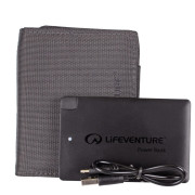 Peňaženka LifeVenture Rfid Charger Wallet with power sivá Grey