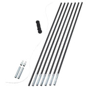 Segmenty Easy Camp Pole DIY Set 8,5 mm čierna Black