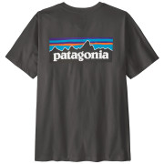 Pánske tričko Patagonia P-6 Logo T-Shirt čierna Ink Black