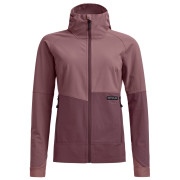 Dámska softshellová bunda Ortovox Venet Softshell Hooded Jacket ružovo-fial. Dusk Rose
