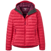 Dámska bunda Rab Microlight Alpine Down Hoody červená
