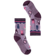 Detské ponožky Smartwool Kids' Hike Light Cushion Critter Cache C fialová Purple Dawn