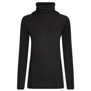 Dámska mikina Icebreaker Wom Mer 400 RealFleece Grid Pulover Hood čierna Black
