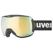 Lyžiarske okuliare Uvex Downhill 2100 CV Race čierna BLACK SL/GOLD-GREEN S2