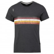 Pánske tričko Chillaz Stripes Grunge tmavě šedá