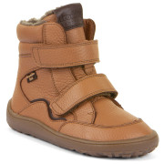 Detské zimné topánky Froddo Barefoot Tex Winter Cognac svetlohnedá cognac