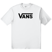 Pánske tričko Vans Classic Drop V SS Crew Tee-B biela White/Black