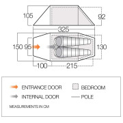 Turistický stan Vango Scafell 200