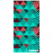 Rýchloschnúci uterák Towee Geo 70 x 140 cm