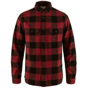 Pánska košeľa Fjällräven Övik Heavy Flannel Shirt M červená/čierna Red-Black