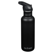Nerezová fľaša Klean Kanteen Classic 27oz (w/Flip Seal Sport) čierna Black