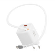 Adaptér Swissten SlideCharge Gan 30W, 1X USB-A 18W