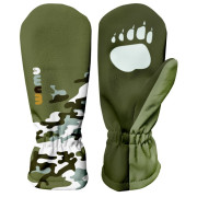 Detské softshellové rukavice WAMU Khaki khaki KHAKI
