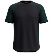 Pánske tričko Smartwool M Active Mesh Short Sleeve čierna/zelená evergreen/black