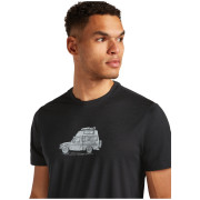 Pánske funkčné tričko Icebreaker M Mer 150 Tech Lite SS Tee Cosy Camper